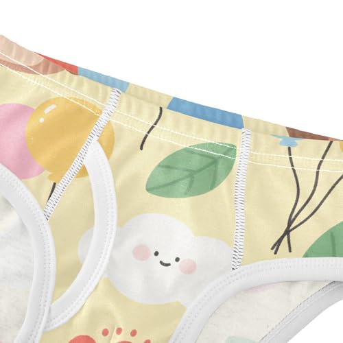 GuoChe Toddler Underwear Soft Cotton in Sizes 2T,3T, 4T, 5T, 6Y and 8Y4
