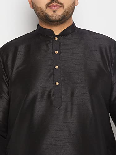 Image of Vastramay Plus Men's Silk Blend Kurta Pyjama Set