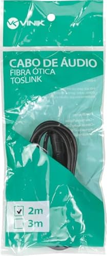 CABO ÓPTICO DE ÁUDIO TOSLINK 2 METROS ATC-2, VINIK, 23540