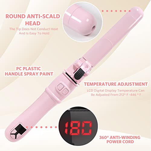 Hair Curling Wands Automatic Curling Iron Automatic Hair Curler 32Mm Curl 1.3Inch Curl Hair Waving Irons Hair Styling Irons Hair Waver 30S Instant Heat Wand 110-240V #TOP6