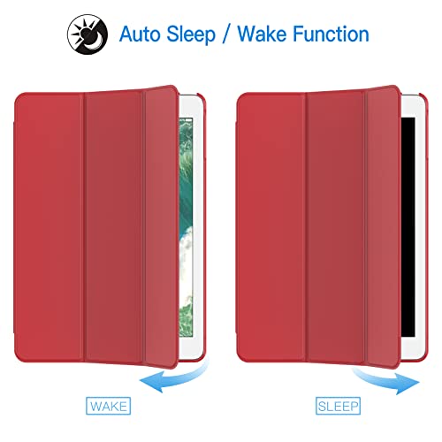 Jetech Case For Ipad Air 1St Edition (Not For Ipad Air 2/3/4/5), 9.7 Inch, Smart Cover With Auto Wake/Sleep (Red) #TOP5