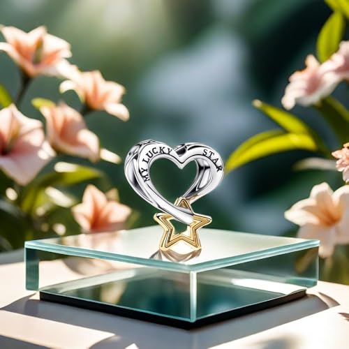 Image of Mom Family Charms Bead for Bracelets and Necklaces Jewelry Charm for Women Valentine Mother's Day