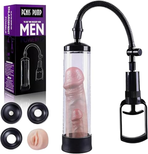 Male Bigger Growth Pump Vacuum Penisen Largement Tool Men with Strong Suction Men's Extended Water Pump Adjustable Man's Home Performance Set Training Tools Trainer H610549