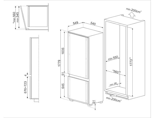 Smeg C41721E - vue 9