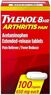 Tylenol 8 Hour Arthritis & Joint Pain Acetaminophen Caplets, 100 Count