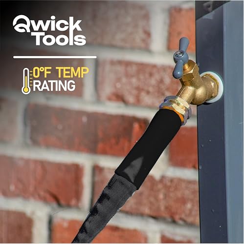 Flat-Garden-Hose-50FT-Flexible-Non-Expanding-Flat-Hose-with-Quick-Connector-9-Spray-Functional-Nozzle-Durable-Light-Weight-Collapsible-RV-Water-Hose-Kink-Free-Fabric-Hose-for-Camper