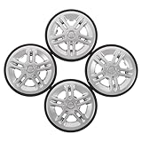 LRXIYODE Rueda de Repuesto para Maleta 50x12mm Goma Silenciosa Giratoria Juego de 4 Ruedas para Equipaje Reemplazo para Maletas de Viaje de Repuesto