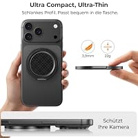 BENKS ArmorPop Magnetisch Handy Ring Halterung aus Kevlar für MagSafe – Ansicht 5