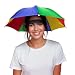 Windy City Novelties 13" Rainbow Umbrella Hat for Adults and Kids
