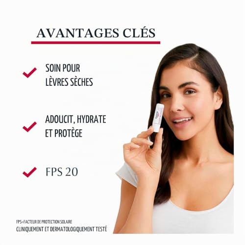 Eucerin Ph5 Soin actif lèvres hydratant SPF20 4 8G - vue 10