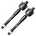 Detroit Axle - Front 6pc Tie Rods Kit for 10-12 Ford Fusion Mercury Milan, 11-12 Lincoln MKZ, 4 Inner & Outer Tie Rods 2 Boots 2010 2011 2012 Replacement