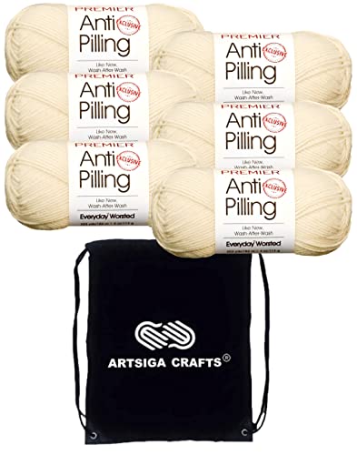 Premier Yarns Anti-Pilling Everyday Cream 100-2