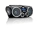 Produktbild Lenco Stereo Boombox SCD-685 - DAB+ und PLL FM Empfänger - Bluetooth Audiostreaming - CD/MP3 Player - USB - Fernbedienung - Uhr - 2 x 5 Watt RMS - Schwarz