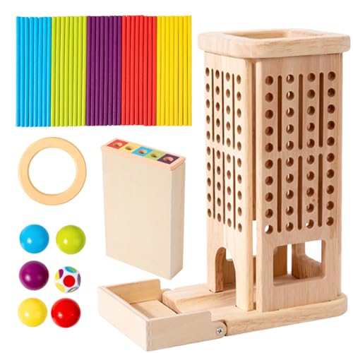 Juegos didácticos de madera para reducir el tiempo de pantalla y mejorar la atención
