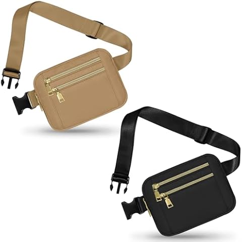 Fanny Pack for Women Men, Capolo Mini Belt Bag Crossbody Waist Bags with Adjustable Strap Fashion Waist Pack Waterproof for Travel Workout Running Cycling Hiking Cover