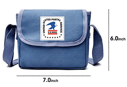 Mailman Hat+Postman Bag [ 2 In 1 ] Mr. Postman Costume Blue Cap Mail Carrier Accessories Postman Dress Up For Children #TOP1