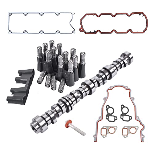 Susucar Non Afm Dod Camshaft Lifters Valley Cover Timing Chain Oil Pump 5.3 Head Gasket For 2007-2013 Chevy Silverado Gmc Sierra Yukon 5.3L #TOP4