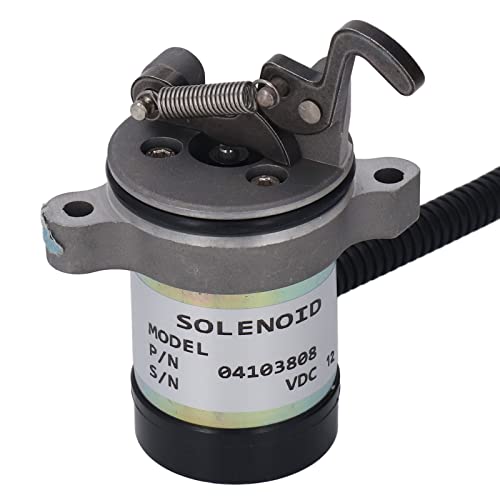 Jeanoko Válvula solenoide Flameout, válvula solenoide de desligamento de combustível durável CC de s