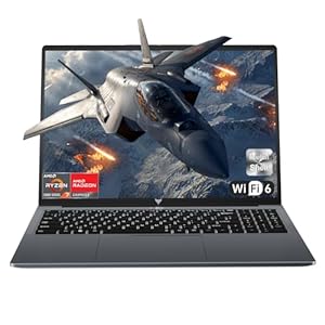 ACEMAGIC Laptop, 16 inch FHD Display Laptop with AMD Ryzen 7 5700U Processor(beat i7-1265U), up to 4.3Ghz 16GB Ram DDR4 512GB SSD Notebook with Backlit Keyboard, Support WiFi 6
