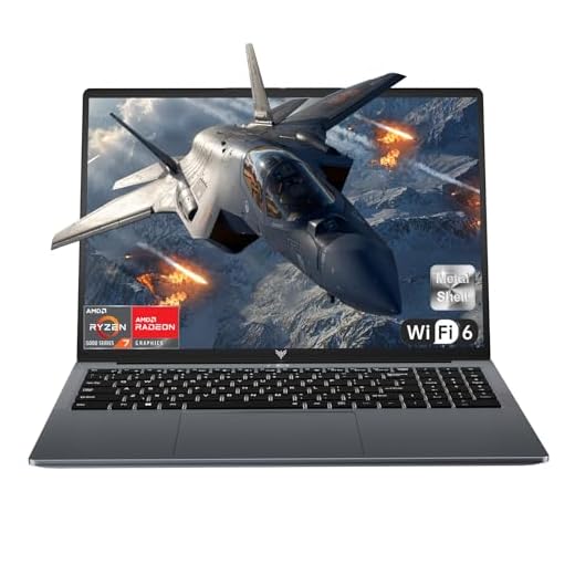 ACEMAGIC Gaming Laptop Computer - 2025 Neueste 15.6 Zoll FHD Display Laptop mit Ryzen 7 5700U Prozessor bis zu 4.3GHz, 16GB Ram DDR4 512GB NVMe PCIe 3.0 SSD Gaming Notebook, Leichtgewicht