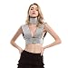 WMJL Sexy Body Chain Frauen Golden Long Tassel Fashion Layered Halskette Choker Schmuck Bauch Taille BH Hot Bikini Strandgeschirr Geburtstag Jubiläum Festival Geschenk Für Lady Girls