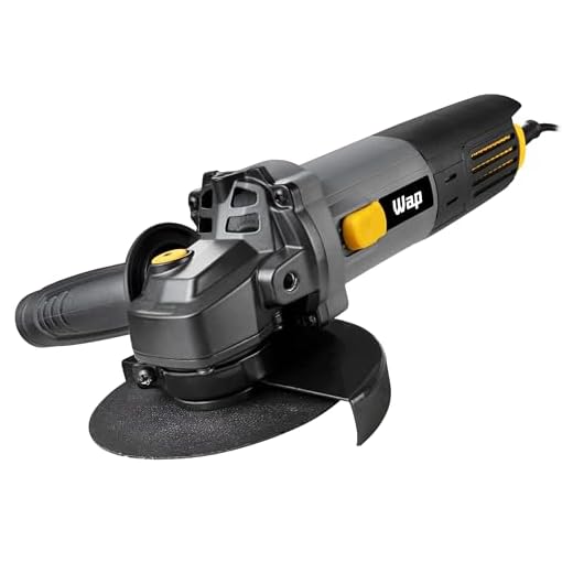 WAP Esmerilhadeira Angular 5" WFES01 com Empunhadura Auxiliar, Grade Anti-Poeira e Protetor de Disco, 950W 127V