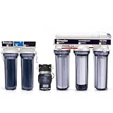 LiquaGen- Aquarium Reef Reverse Osmosis Deionization (RODI) Water Filter System + TDS Meter, Pressure Gauge and Electrical High Flow Booster Pump| Ultimate Water Purifier for Fish Tanks & More