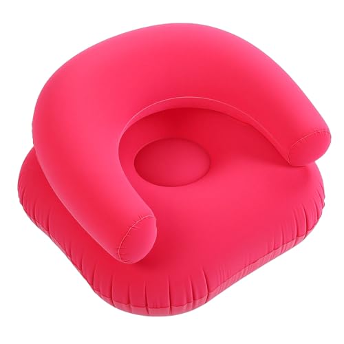 Chaise longue gonflable en PVC floqué ASHATA fauteuil ergonomique - 5