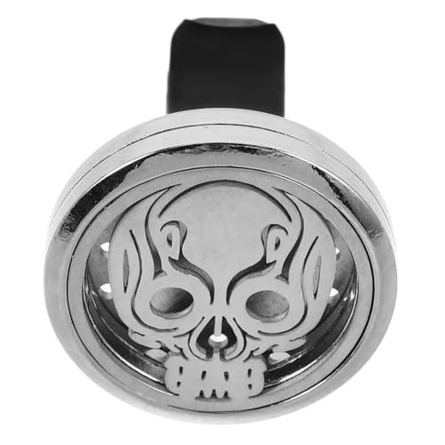 OUNONA Clip de perfume para aire acondicionado olor a coche Humidificador auto ambientador para coche accesorios lindos del coche difusor de ambientador de coche aleación Silver