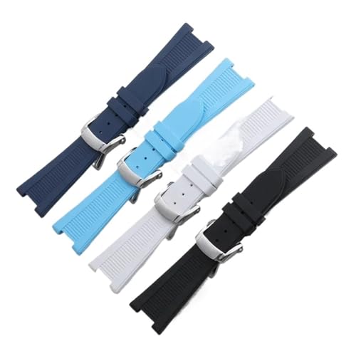 Bracelet en caoutchouc fluoré naturel pour Nautilus 5980 - Finition luxe - 2