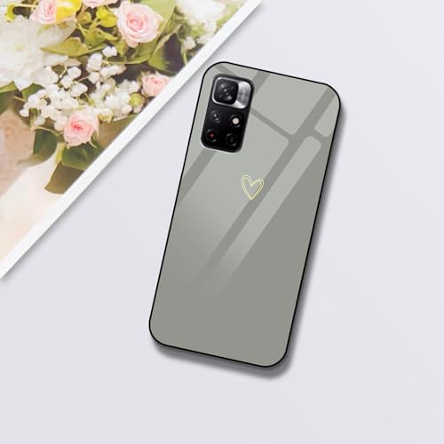 Image of COLORflow Back Cover Compatible with Redmi Note 11 5G / 11S 5G | Heart Notes Color Customized | Shockproof TPU Bumper with Camera Protection Back Cover Compatible with Redmi Note 11 5G / 11S 5G