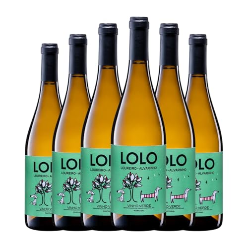 Paco & Lola Lolo Loureiro Albariño Vinho Verde Joven 75 cl Vino blanco (Caja de 6 Botellas de 75 cl)