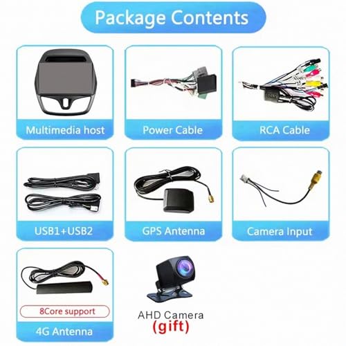 Radio de coche 2 DIN Peugeot Partner Rifter 2020 con Bluetooth y GPS 6