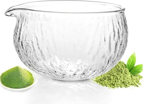 XUZIE Traditional Matcha Bowl Resistant Tea Bowl Smooth Gift Set No Handle Large Porcelain Cup for Tea Matcha Green Coffee Drinks