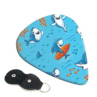 Undersea Whale Lot de 6 médiators pour guitare acoustique, guitare électrique, basse, ukulélé – fins, moyens et épais. - Les Beatles, Paul McCartney, John Lennon, RIngo Starr, George Harrison