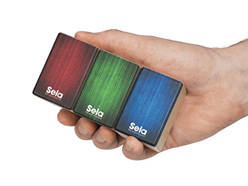 Sela SE 108 Mini Cajon Shaker Set, geeignet für rhythmische Begleitung, Hand Percussion, 3 Varianten: Soft, Medium, Hard - Image 5