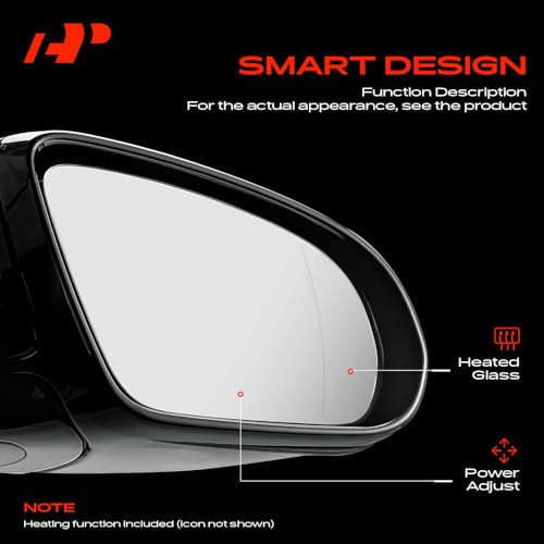 A-Premium Passenger Side Power Door Mirror Compatible with Toyota by A-Premium - Used condition - Image 3