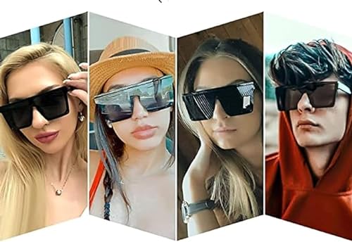 Image of Retro Square Wayfarer Light Weight Uv Protection Classic Sunglasses for Men and Women Unisex Matt (Free Size)
