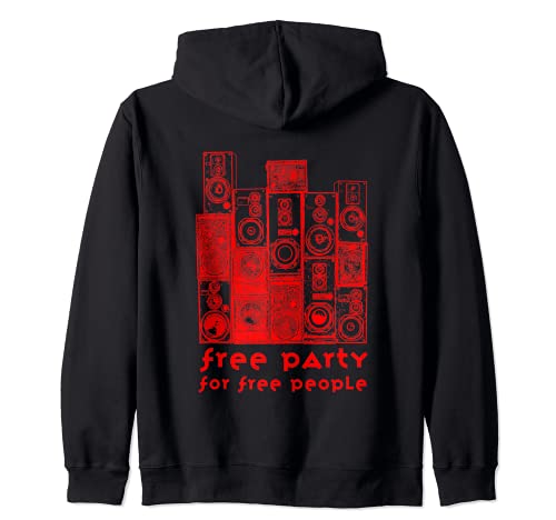 Indossa questo design Tekno Free Party for Free People per il prossimo rave o per un Tekk Open Air Music Festival.