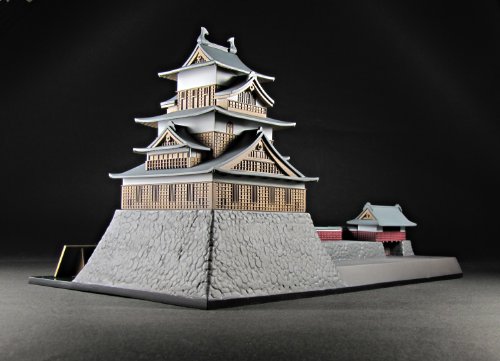 Château Suwa Takashima miniature 1/200 réplique historique japonaise haute précision