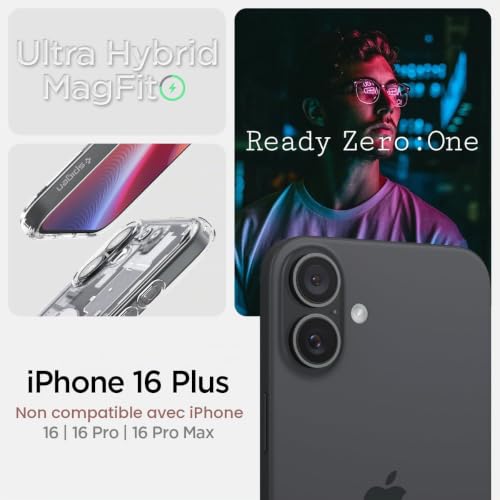 Eviter les rayures sur iPhone 16 Plus avec la coque Spigen MagFit - 2