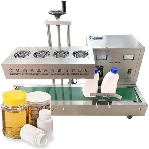 2200W Automatic Continuous Electromagnetic Induction Bottle Cap Sealer, High-Speed Band Sealer for Plastic Bottles (2-30cm, 60-130mm) - Efficient Sealing Solution