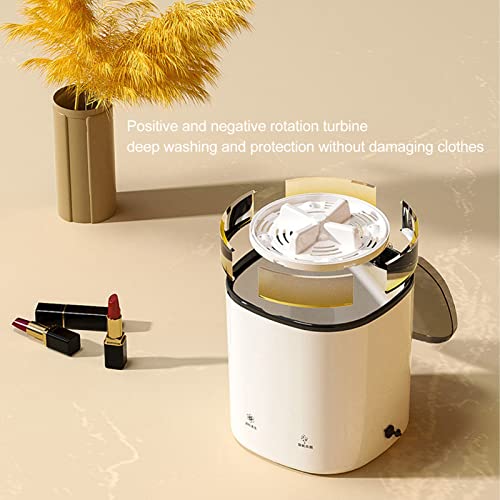 Yctze Máquina de lavar, máquina de lavar roupa íntima 4,5 L 10 min mini roupa íntima elétrica lavado