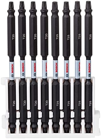 Bosch Professional 8pcs. Double Screwdriver Bit Set (Impact Control, PH/PZ Bits, Length 110mm, Pick and Click, Accessory Impact Drill)