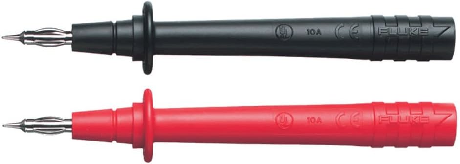 Fluke TP2 2 Piece Slim-Reach Test Probe Set with Stainless Steel Tip, 1000V Voltage, 10A Current, 2mm Tip Diameter: Fluke Meter Leads: Industrial & Scientific