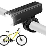 Wiederaufladbarer Fahrrad-Scheinwerfer, Vorderlicht, Rücklicht für Fahrrad, Hupe für Nachtfahrten, Scheinwerfer und Rücklicht für IPX4, wasserdicht, für Erwachsene und Kinder
