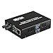 TRIPP LITE Network Copper RJ45 Ethernet to Fiber ST Duplex Multimode Extender Media Converter, 1310nm Wavelength, 10/100 Mbps, Extend up to 1.2 Miles / 2 Km, 2-Year Warranty (N784-001-ST)