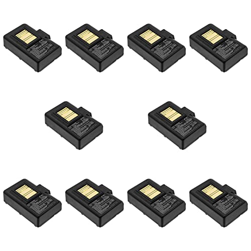 Tingen 10 Pcs 2600mAh Battery Replacement for ZQ610 ZQ510 P1031365-025 P1023901-LF P1031365-069 AT16004 P1023901 BTRY-MPP-34MA1-01 (7.4V)