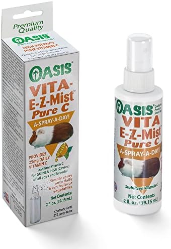 Oasis Guinea Pig Pure C Vita E-Z Mist Supplement, 2 oz