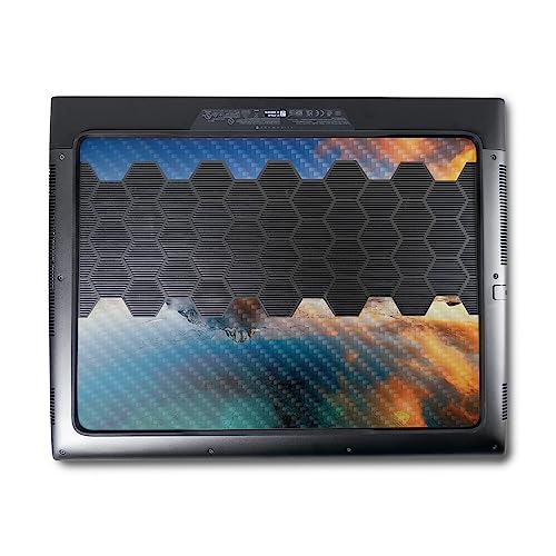 Image of MightySkins Carbon Fiber Skin Compatible with Alienware M18 R1 (2023) Full Wrap Kit - ICY Lake | Protective, Durable Textured Carbon Fiber Finish | Easy to Apply & Change Styles | Made in The USA